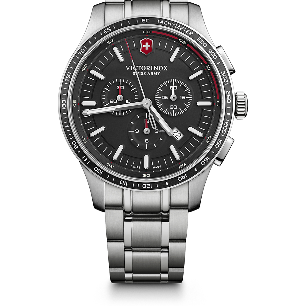 RELÓGIO VSA ALLIANCE SPORT CHRONO 44 PR AÇO 